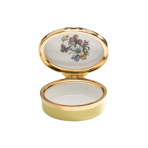 Halcyon Days I Love You Mom Enamel Jewelry Box Hoop Earrings Necklace Ring Accessory Storage Box Unisex
