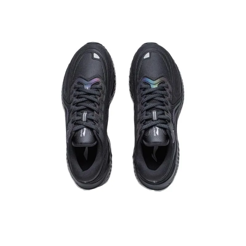 LiNing Cloud Shield Cushioning Anti Slip And Wear Resistant Low Top Running Shoes Women's Black-3