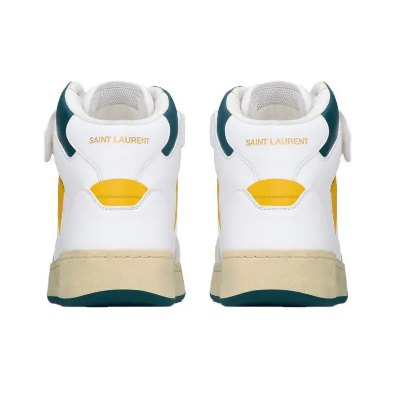 SAINT LAURENT Lax Mid Top Sneakers-4