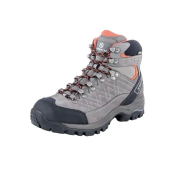 SCARPA Kailash GTX Cushioned Slip-Resistant High-Top Trekking Shoes Women's Gray Red