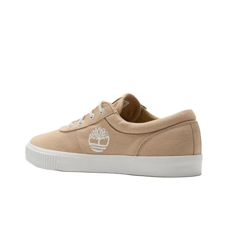 Timberland Anti Slip Wear Resistant Low Top Skateboard Shoes Men's Khaki Pink-2