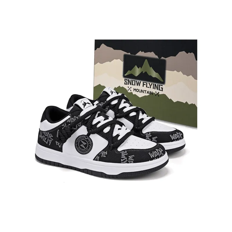 SNOW FLYING Low Top Skateboard Shoes Unisex-0