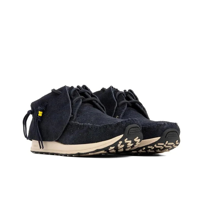 Visvim FBT Mid-Top Casual Shoes Men's Black Blue-1