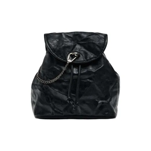 ZARA Backpacks Black