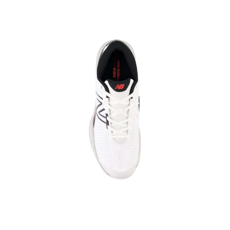 New Balance NB 696 V5 O Y5 Slip Resistant Low Top Tennis Shoes Men's White Red Black-4