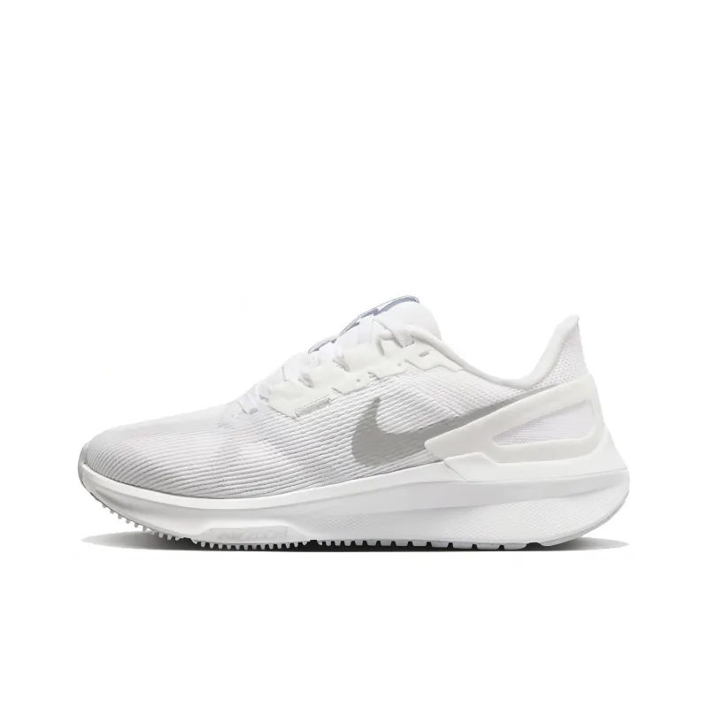 Nike Zoom Structure 25 White Metallic Silver Women's-0