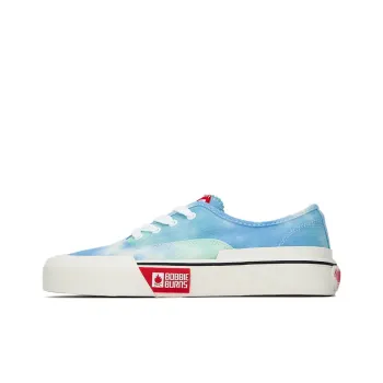 BOBBIE BURNS Wear-Resistant Slip-Resistant Low-Top Canvas Shoes Unisex Sky Blue