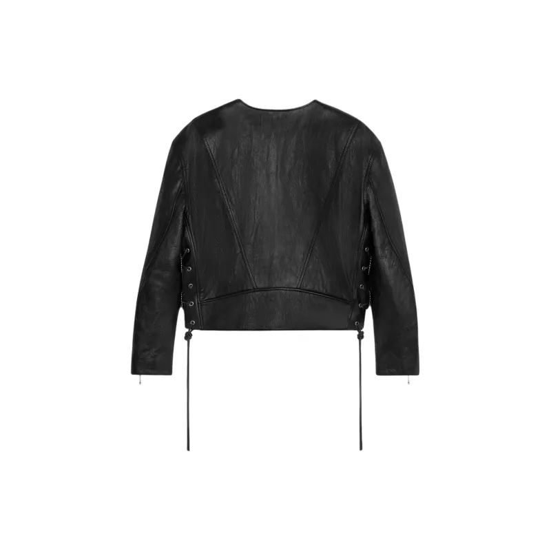 CELINE SS24 Leather Jacket Men's Black-1