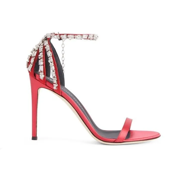 Giuseppe Zanotti Adele Crystal 105mm Sandals Women's-1