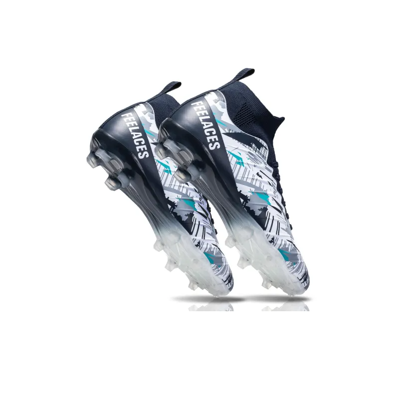 FEELACES Soccer Shoes Unisex Ice Sharp White, Pink Climb 1.0-2