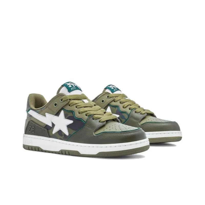 A BATHING APE® BAPE Sk8 Sta #2 Lace-up Sneakers-3