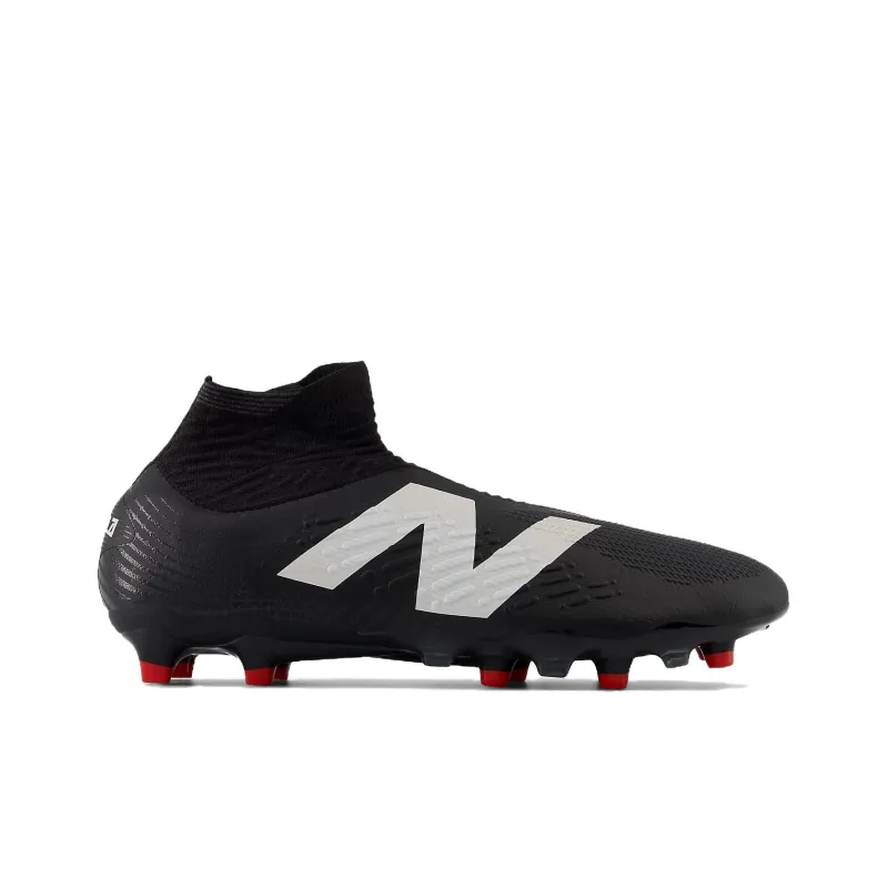 New Balance Tekela V4 FG Firm Ground Cushioning, Wear Resistant Soccer Shoes Unisex Black White-1