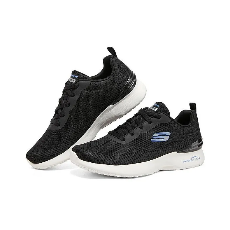 Skechers Skech Air Dynamight Cushioning And Breathable Low Top Casual Shoes Women's Black-2