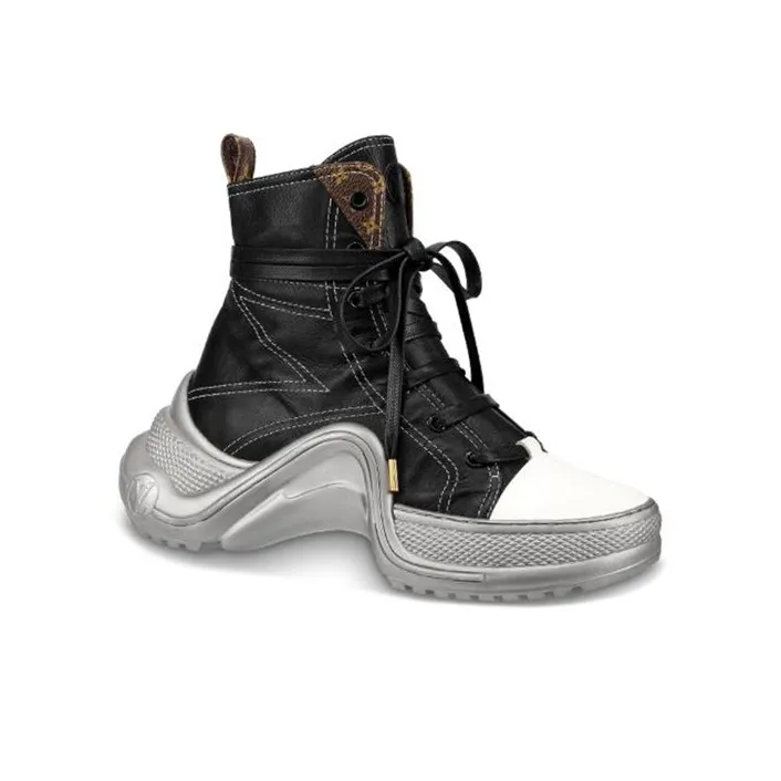 LOUIS VUITTON Lv Archlight Sneakers Black/White/Silver Women's-1