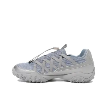 FILA Cushioning Wear Resistant Low Top Running Shoes Unisex Gray Blue