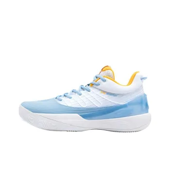 361° AG Sparkling 2.0 Denver Cushioned Slip Resistant Low Top Basketball Shoes Men's White Blue