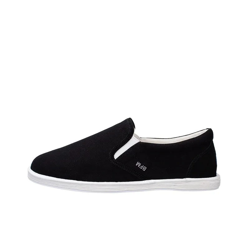 Bian Fumao Durable Breathable Low-Top Canvas Shoes Old Beijing Cloth Shoes Slip-on Men's-5