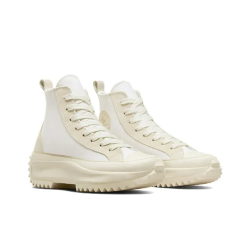 Converse Run Star Hike Wear-resistant And Lightweight High-Top Canvas Shoes Unisex Beige-2