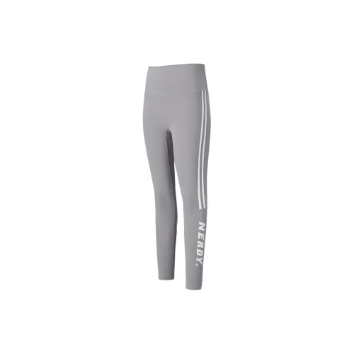 Nerdy Leggings Women's Light Gray