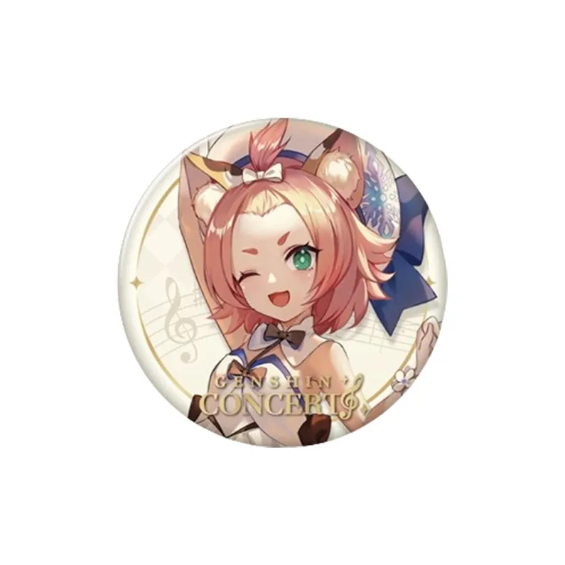 GenShin Xiao Zhongli Tartaglia Abeyu Ganyu Diana Dust World Theme Collection Character Badges-6
