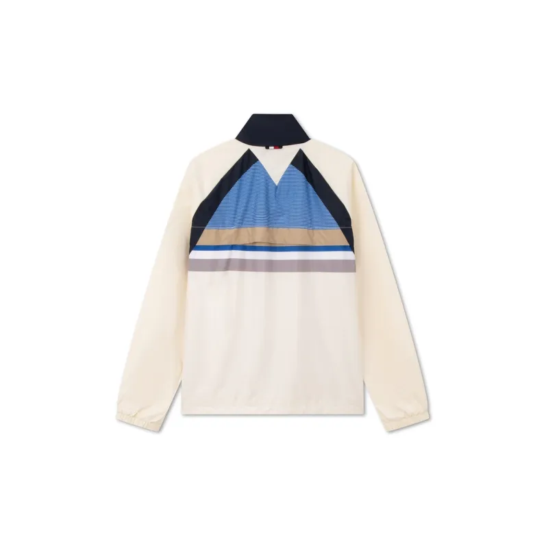 Tommy Hilfiger Jacket Men's Ecru Patchwork-1
