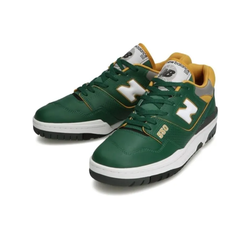 New Balance 550 Dark Green Gold-2