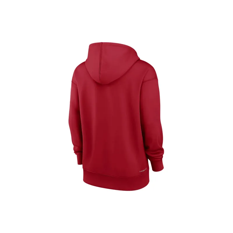 Nike Philadelphia Phillies Authentic Collection Practice Sweatshirt Women's Red-1