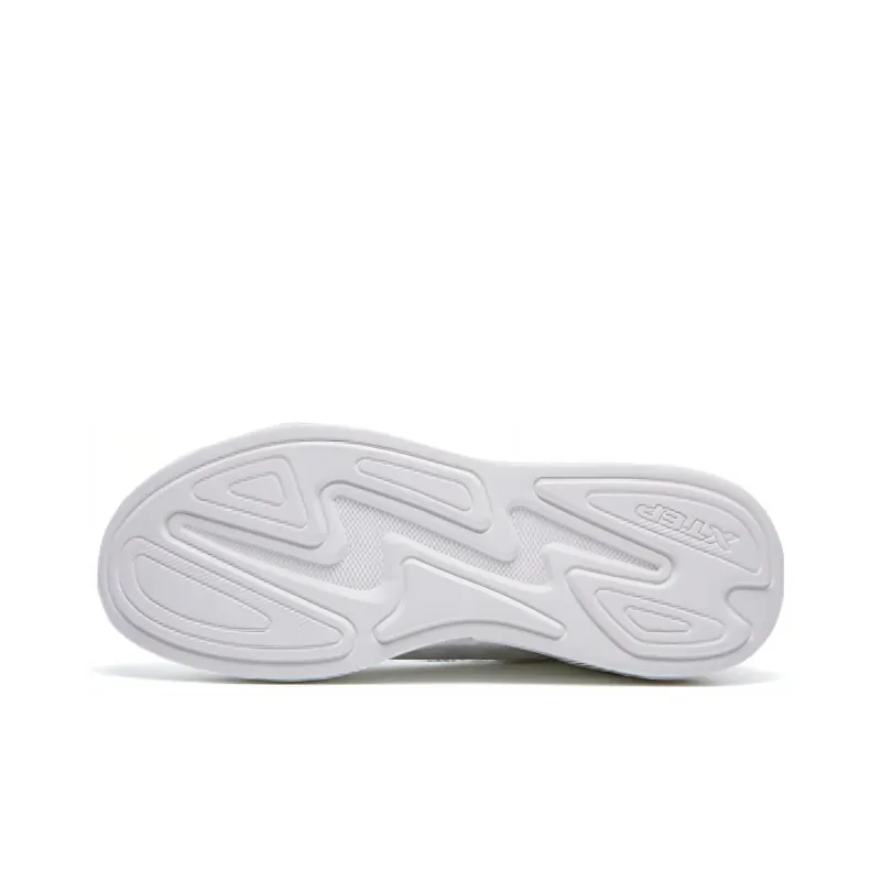 XTEP Lightning Durable Breathable Lightweight Low Top Casual Shoes Men's White Black-3