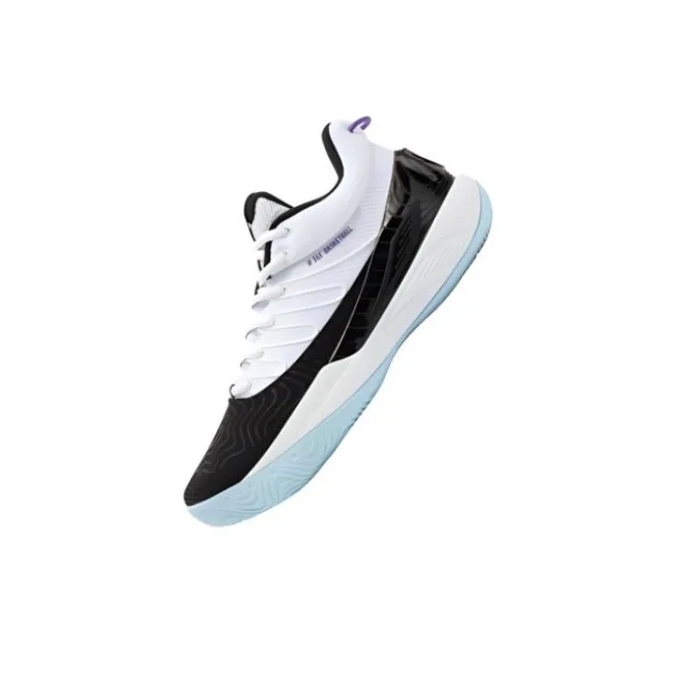 361° AG Sparkling 2.0 Yin Yang Cushioning Slip Resistant Mid Top Basketball Shoes Men's Obsidian-2
