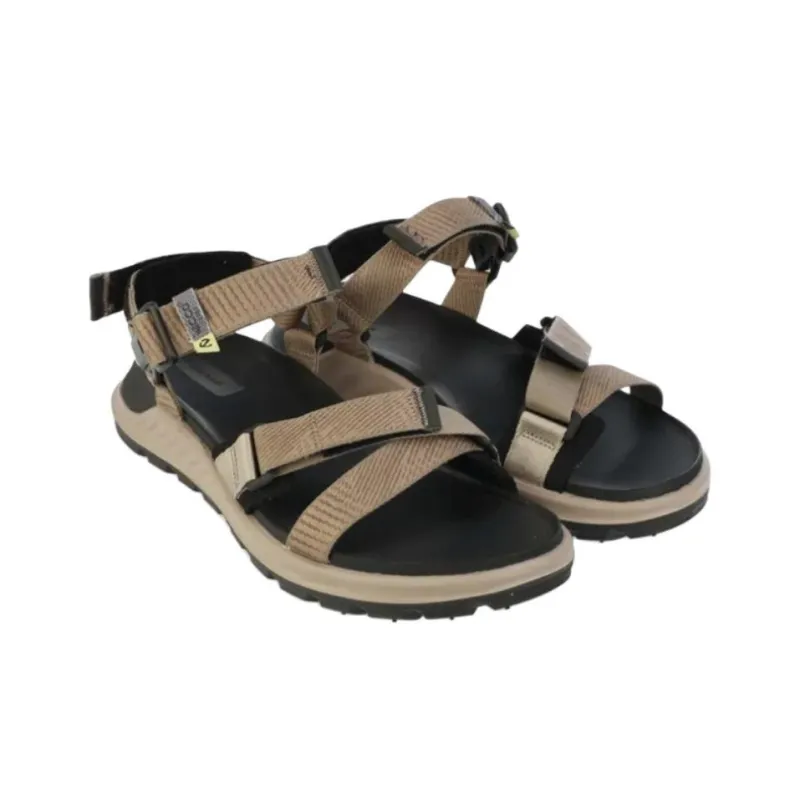 Ecco Exowrap Beach Sandals Men's Brown-1