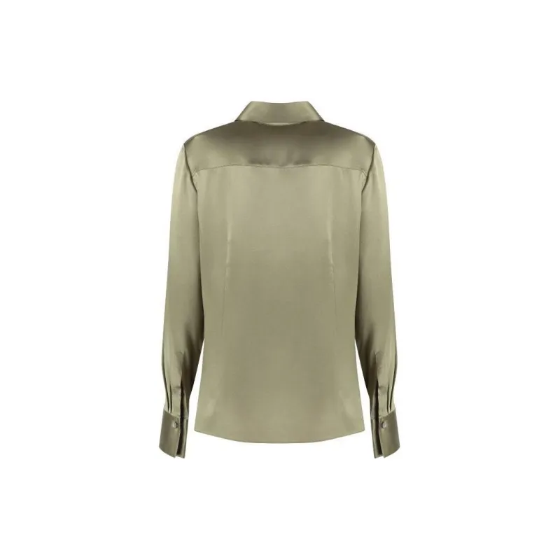 VINCE Long-Sleeved Button-Up Shirt-1