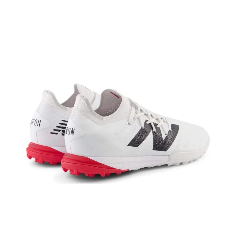 New Balance Furon V7 TF Turf Anti Slip Wear Resistant Soccer Shoes Men's White-2
