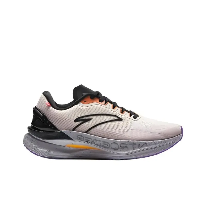 Anta Cushioning Breathable Low Top Running Shoes Women's Gray-1
