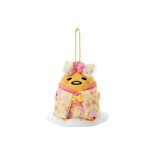 Sanrio Gudetama Gudetama Cherry Blossom Kimono Collection Dolls Plush Pendant 13cm High