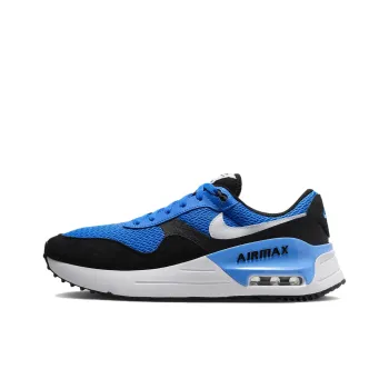 Nike Air Max System Cushioned Wear-Resistant Breathable Low-Top Casual Shoes Men's Blue Black
