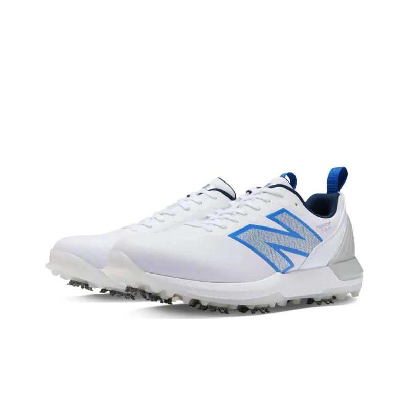 New Balance NB Fresh Foam X 2500 V4 A4 Cushioning Wear Resistant Low Top Golf Shoes Unisex White Blue-2