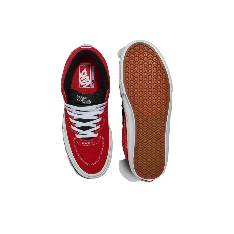 Half Cab Skate Vans 'Red White'-3