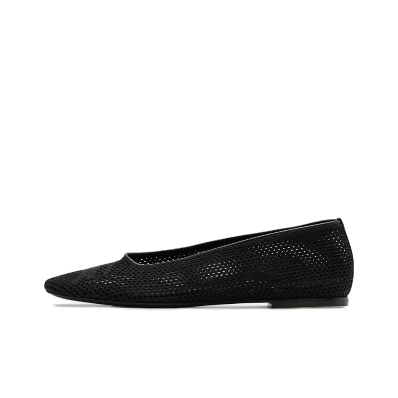 Burberry Casual Single Shoes Women's Black-0
