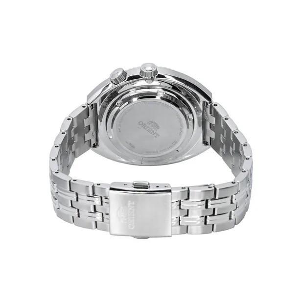 ORIENT Automatic Mechanical Movement Stainless Steel Strap Watch 44*14mm Men's Watches Black Dial RA AA0E05B19B-4
