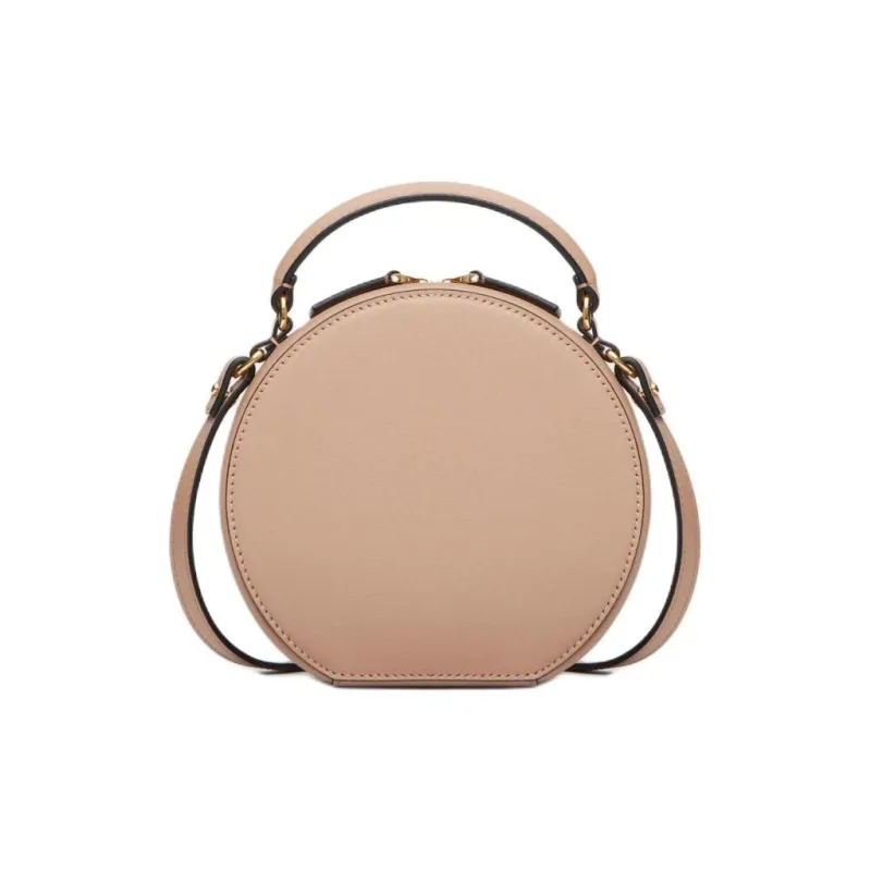 Valentino Vlogo Calfskin Handbag Shoulder Bag Crossbody Bag Mini Women's Cinnamon Pink-3