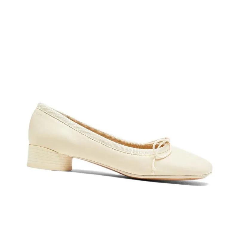 MM6 Maison Margiela Décolleté Casual Single Shoes Women's White-1