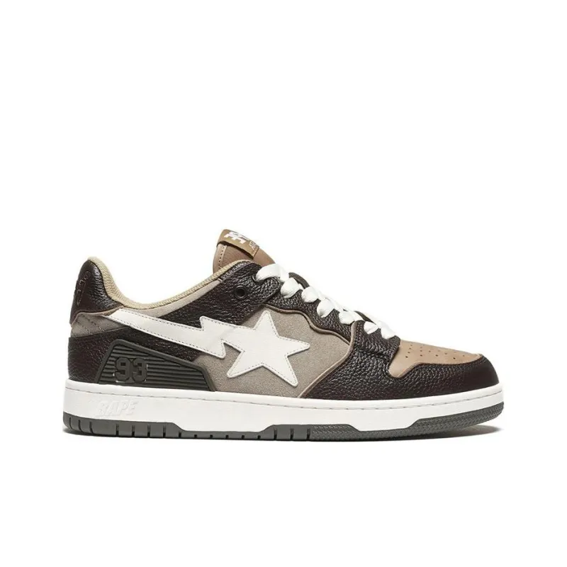 BAPE A BATHING APE Bape SK8 Sta Brown Ivory-1