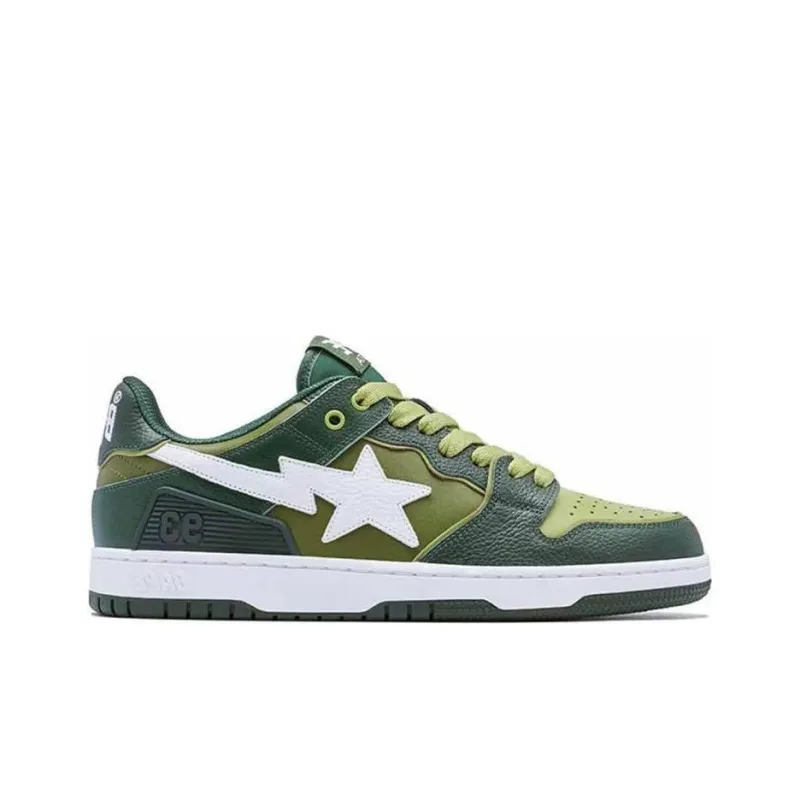 BAPE A BATHING APE Bape SK8 Sta Green White-1