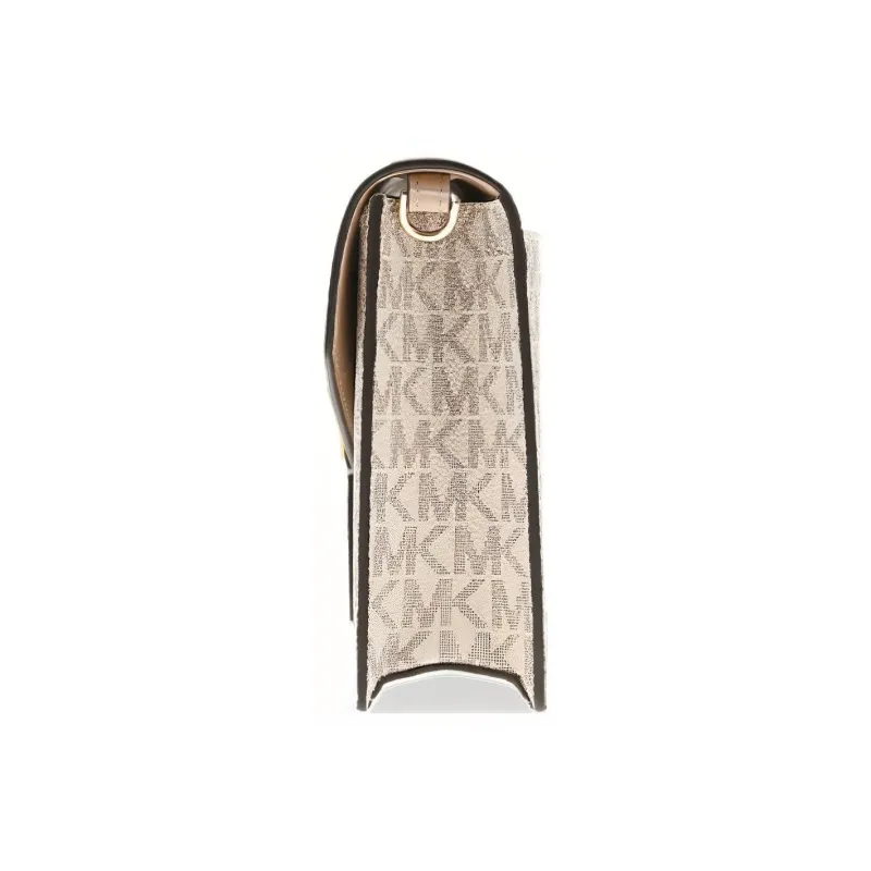 MICHAEL KORS Charm PVC Chain Bag Shoulder Bag Crossbody Bag Small Size Women's Vanilla With Pink-2