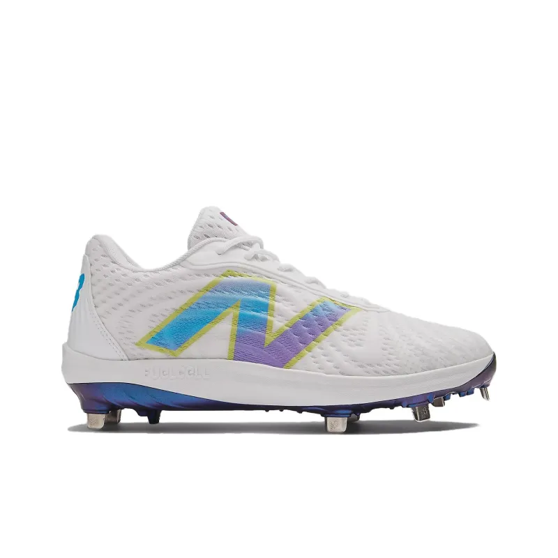 New Balance NB FuelCell 4040v7 Cushioned Wear Resistant Slip Resistant Low Top Training Shoes Men's White Blue Purple-1