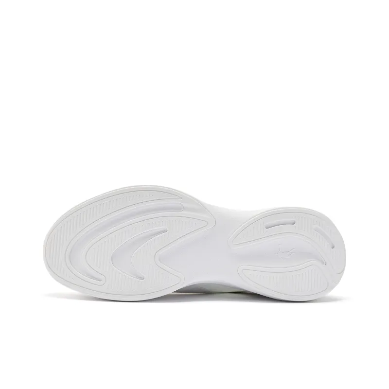 QIAODAN Light Speed 4.0 Running Shoes Men Low Top White-4