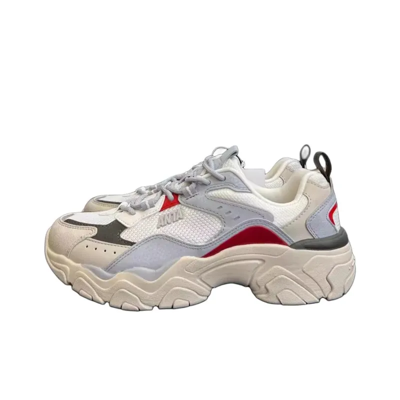 Anta Cushioned Slip-Resistant Low-Top Chunky Sneakers Women's White-2