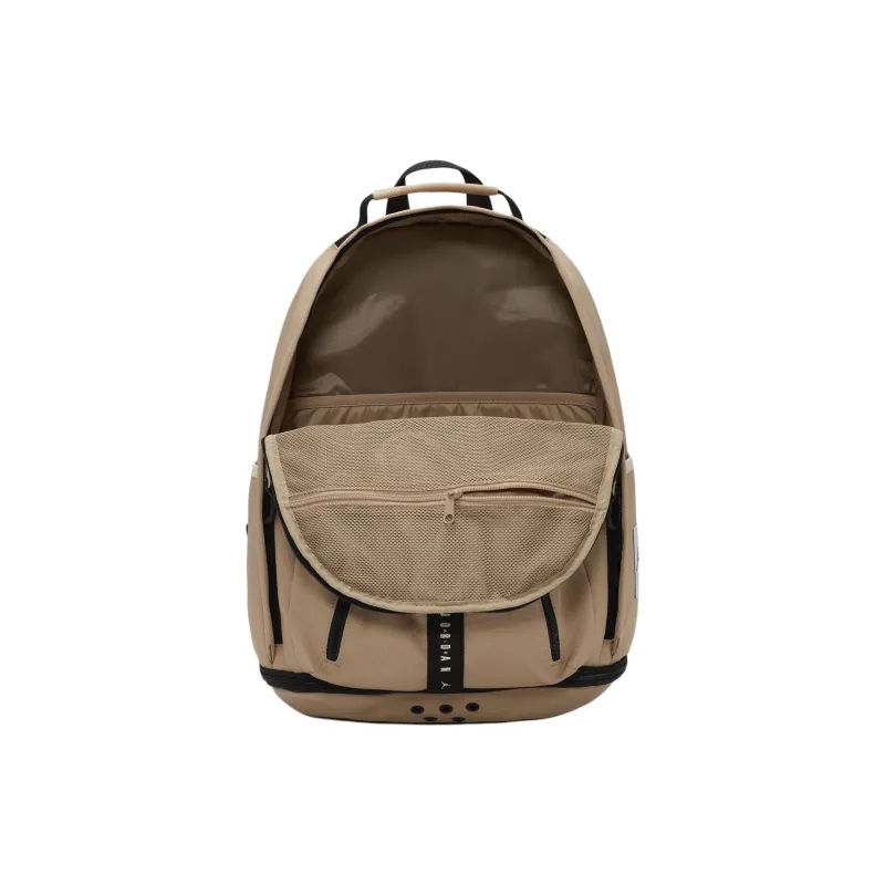Jordan Polyester Backpack Unisex Medium Brown-2
