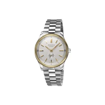 GUCCI Wrist Watch Automatic Mechanical Movement Stainless Steel Strap 40mm White Dial Men's Watches