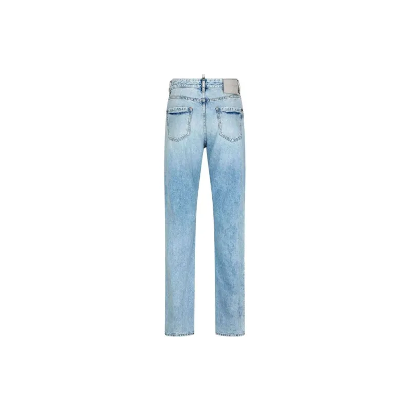 DSQUARED 2 Distressed Light Palm Beach Wash 642 Jeans-1